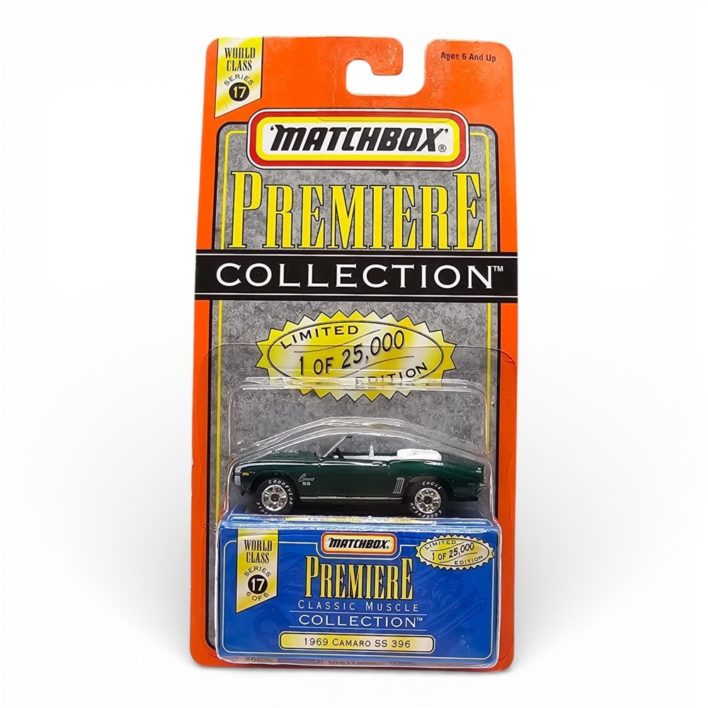 Matchbox‎ 1969 Camaro SS 396 Premiere Collection Series 17 Green New Limited Ed